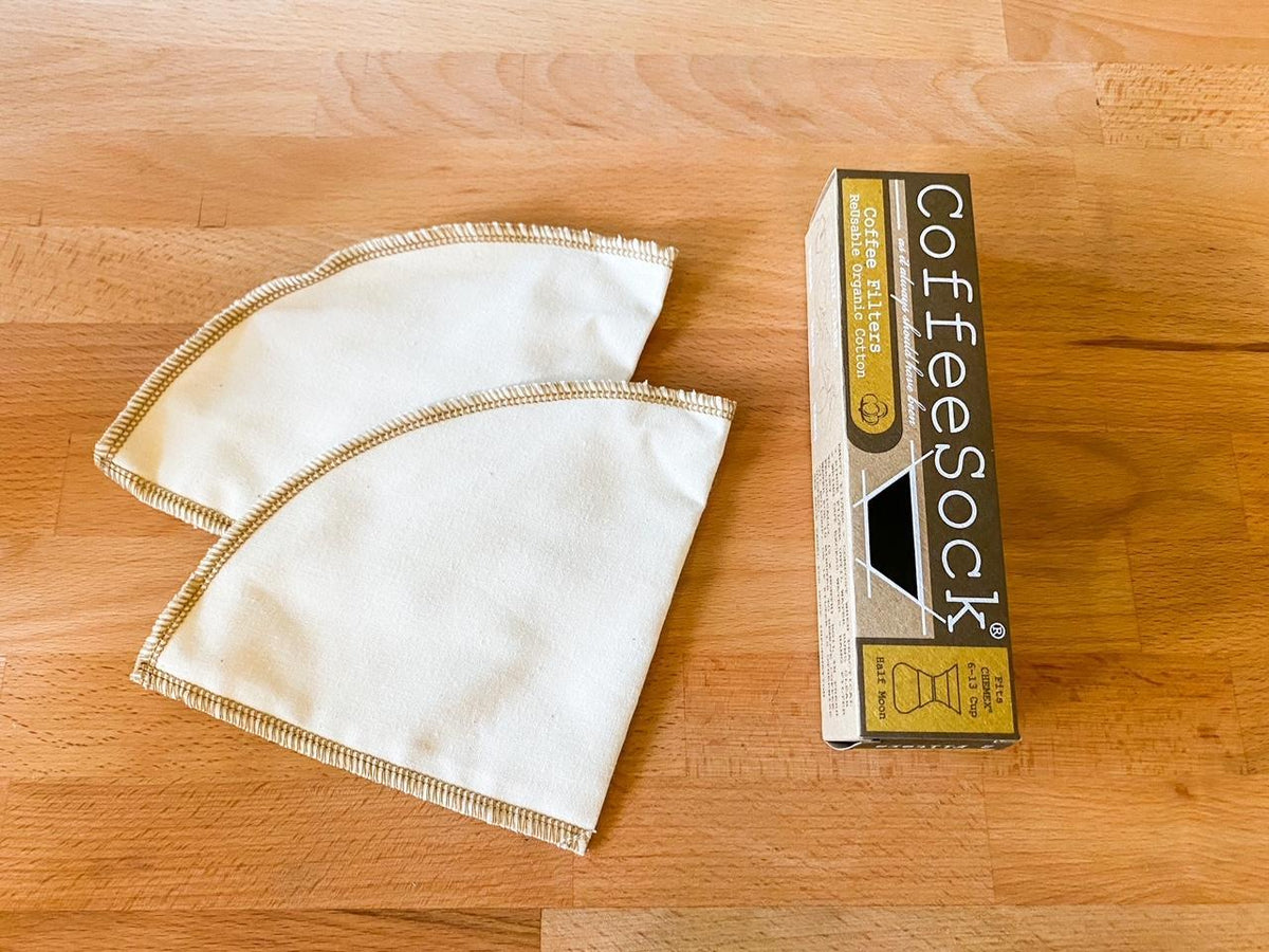 Organic Reusable Coffee Filters: Cone #4